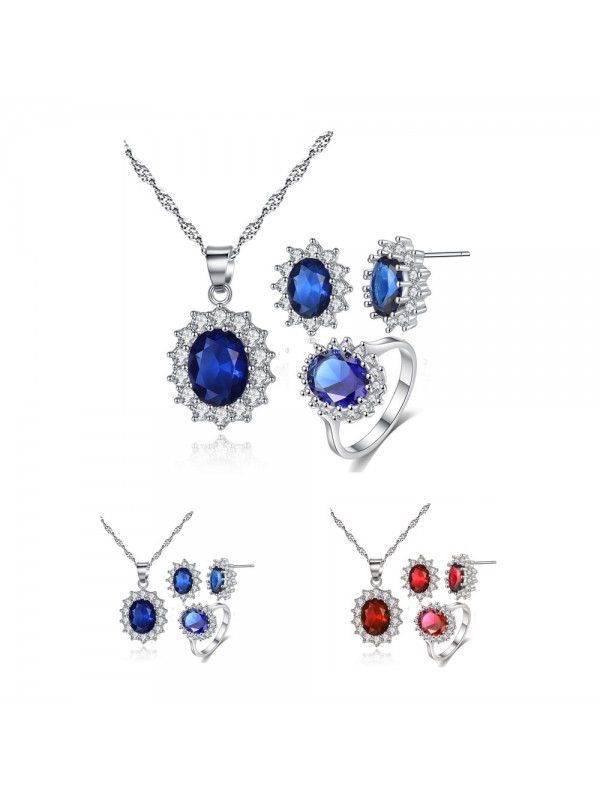 Princess Zircon Jewelry Set